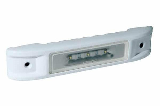 Lumitec Ibiza Utility Light White Finish White/Red LED's - Boat Gear USA