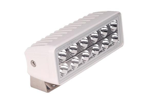 Lumitec Maxillume H60 Flood White LED Trunnion Mount White Finish 12/24V - Boat Gear USA
