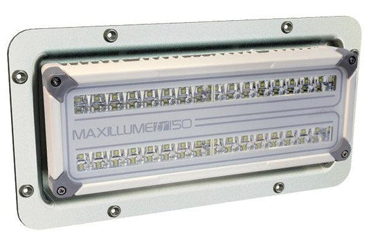 Lumitec Maxillume tr150 Flood White LED Semi-Recessed White Housing 12/24v - Boat Gear USA