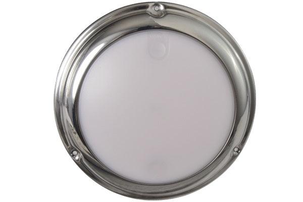 Lumitec Touch Dome White/Red LED Light Stainless Finish 12/24v - Boat Gear USA