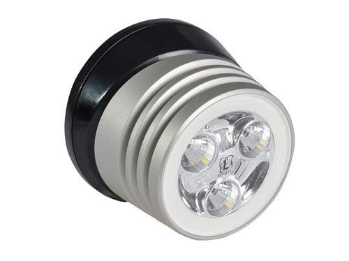 Lumitec Zephyr Deck Light White LED Speader Light Black Base - Boat Gear USA