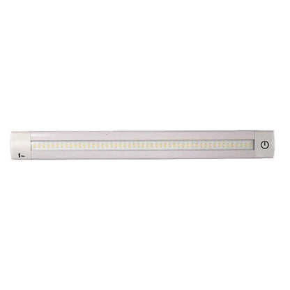 Lunasea Adjustable Linear LED Light w/Built-In Dimmer - 12" Length, 12VDC, Warm White w/ Switch - Boat Gear USA