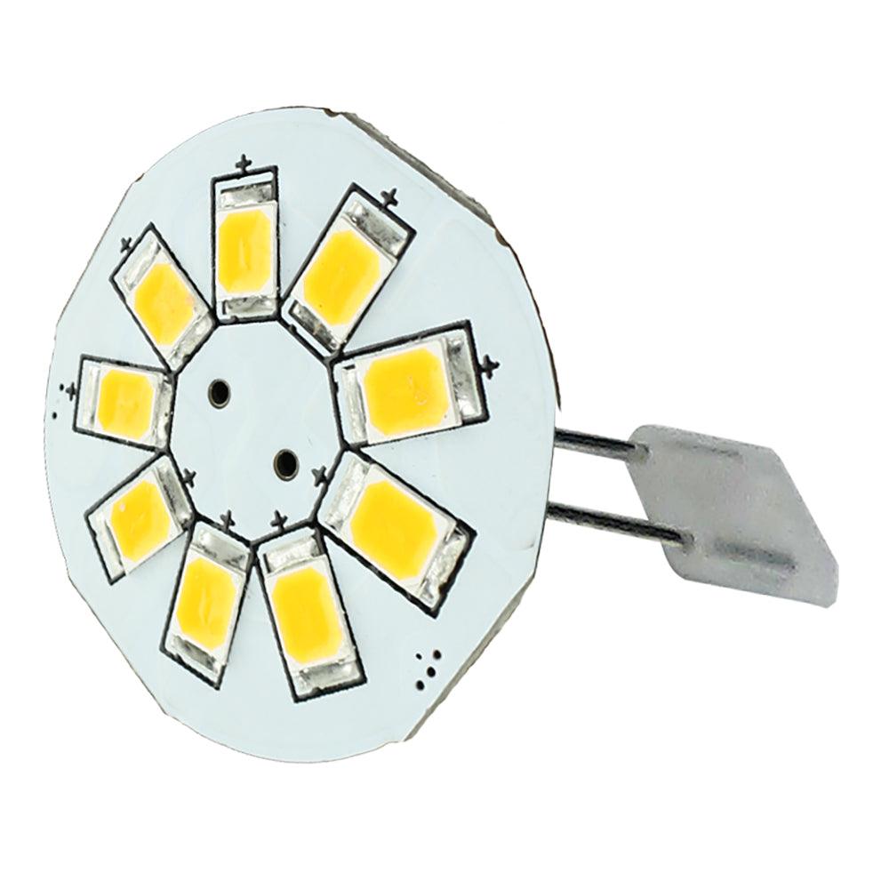 Lunasea G4 Back Pin 0.9" LED Light - Cool White - Boat Gear USA