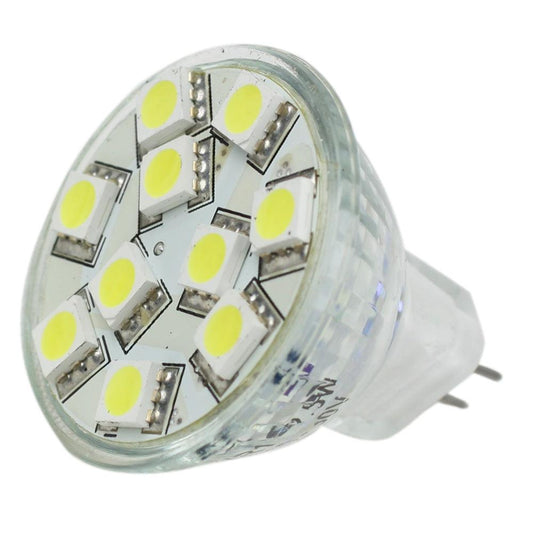 Lunasea MR11 10 LED Light Bulb - Cool White - Boat Gear USA