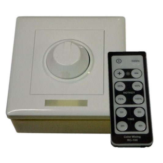Lunasea Single Color Wall Mount Dimmer w/Controller - Boat Gear USA