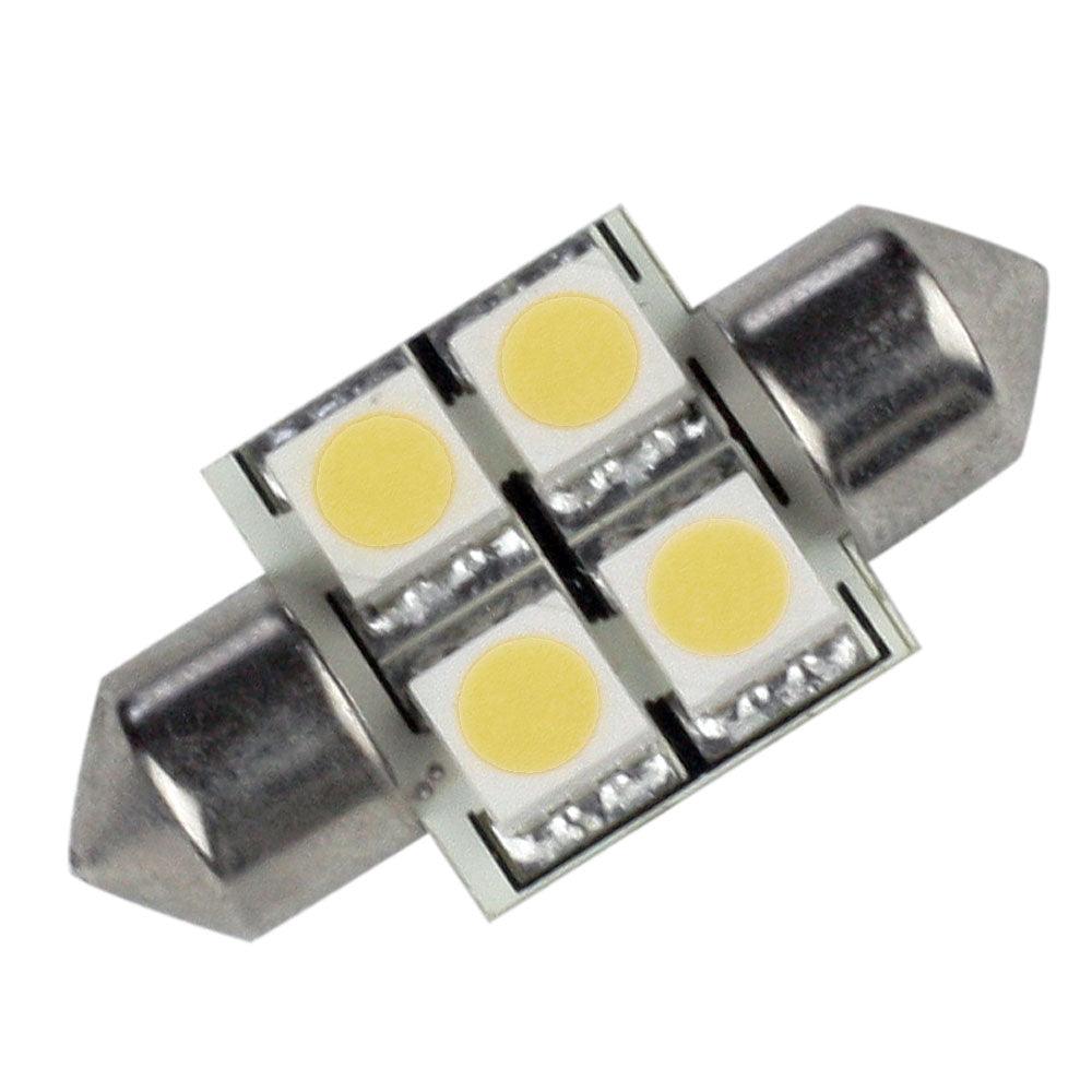 Lunasea Single-Sided 4 LED Festoon - 10-30VDC/0.7W/60 Lumens - Warm White - Boat Gear USA