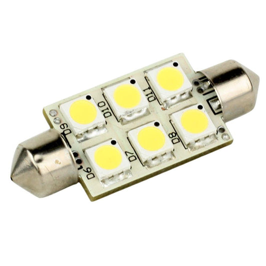 Lunasea Single-Sided 6 LED Festoon - 10-30VDC/1.5W/97 Lumens - Warm White - Boat Gear USA