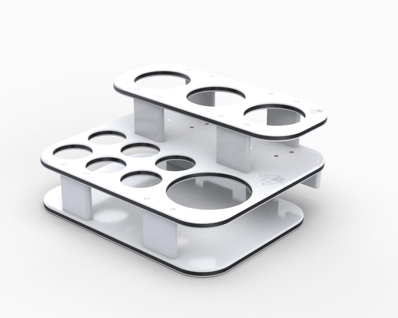 MAGMA PROD - SQUARE DOUBLE STACK SIDE CADDY TBL - T10-535 - Boat Gear USA