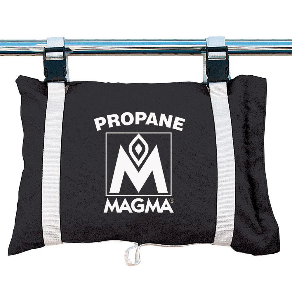 Magma Propane /Butane Canister Storage Locker/Tote Bag - Jet Black - Boat Gear USA