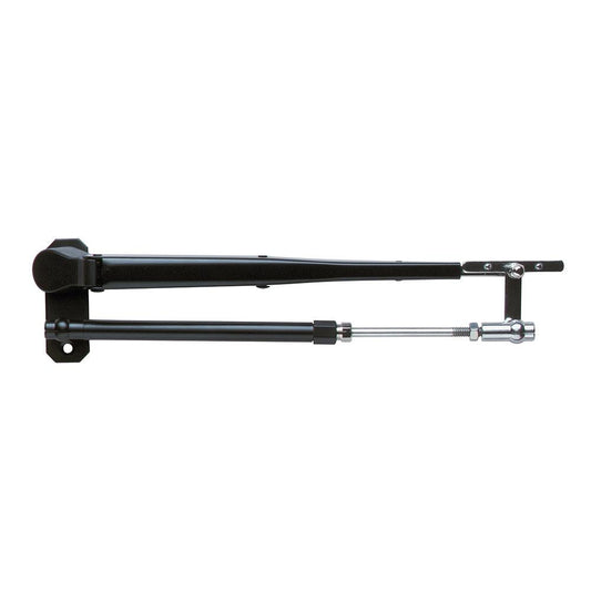 Marinco Wiper Arm, Deluxe Black Stainless Steel Pantographic - 12"-17" Adjustable - Boat Gear USA