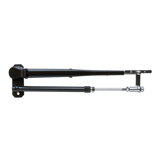 Marinco Wiper Arm Deluxe Black Stainless Steel Pantographic - 17"-22" Adjustable - Boat Gear USA