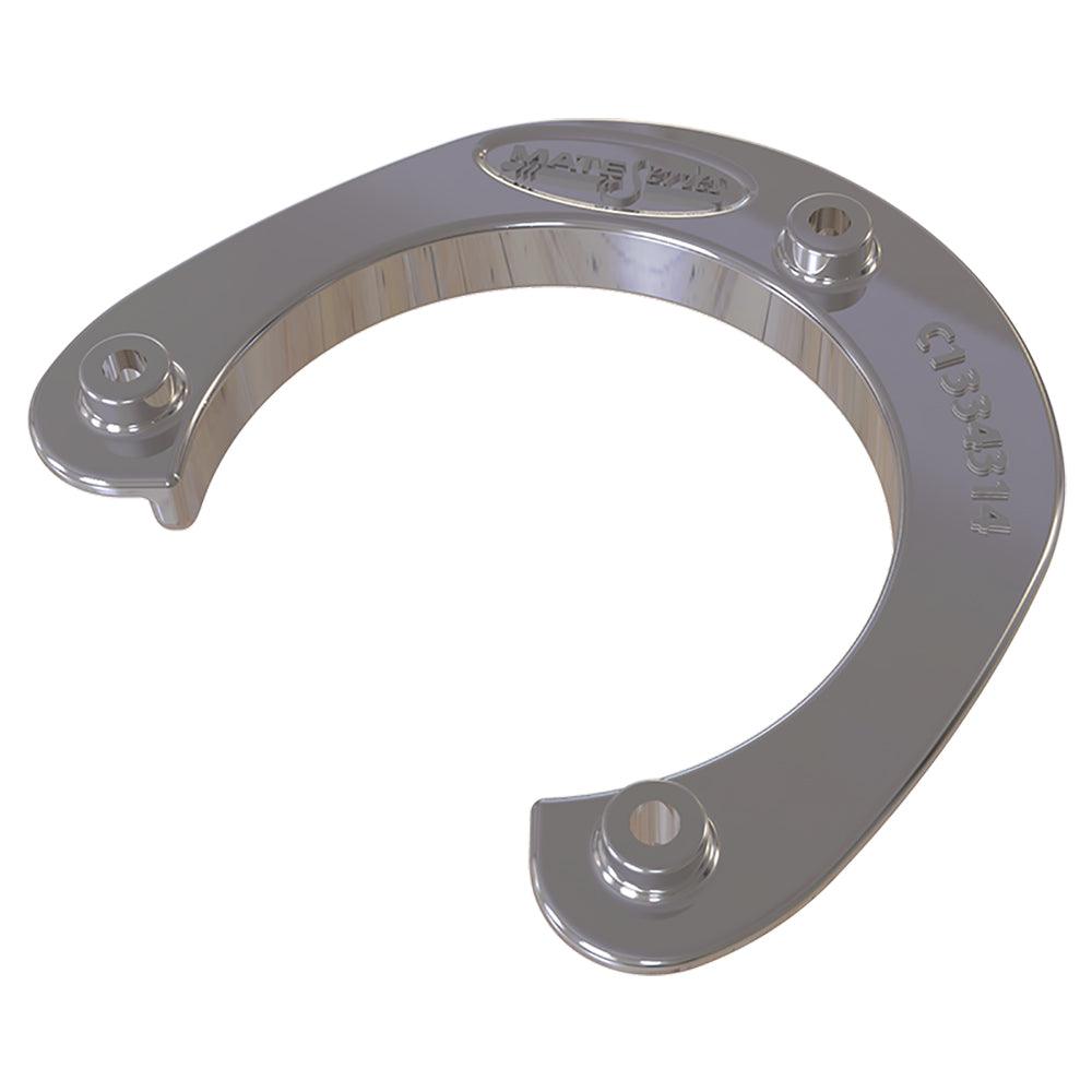 Mate Series Stainless Steel Rod & Cup Holder Backing Plate f/Round Rod/Cup Only f/3-3/4" Holes - Boat Gear USA