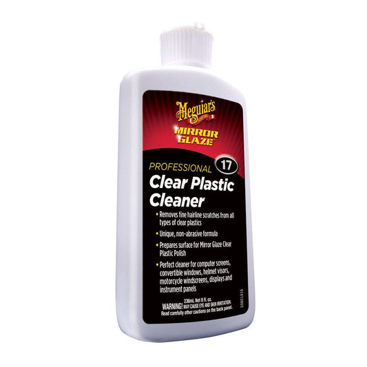 Meguiar's #17 Mirror Glaze Clear Plastic Cleaner - 8oz - Boat Gear USA