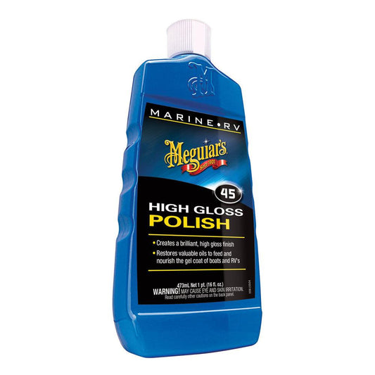 Meguiar's #45 Boat/RV Polish & Gloss Enhancer - 16oz - Boat Gear USA