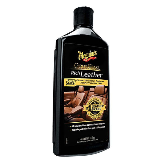 Meguiar's Gold Class Rich Leather Cleaner & Conditioner - 14oz - Boat Gear USA