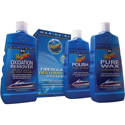Meguiar's MG Fiberglass Oxidation Removal Kit - Boat Gear USA