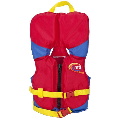 MTI Infant Life Jacket w/Collar - Red/Royal Blue - 0-30lbs - Boat Gear USA