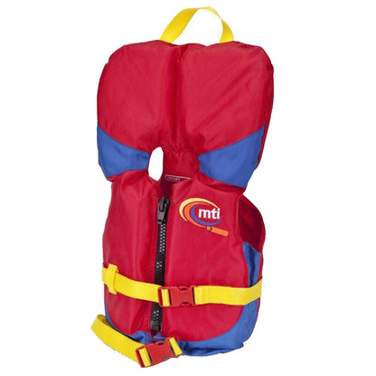 MTI Infant Life Jacket w/Collar - Red/Royal Blue - 0-30lbs - Boat Gear USA
