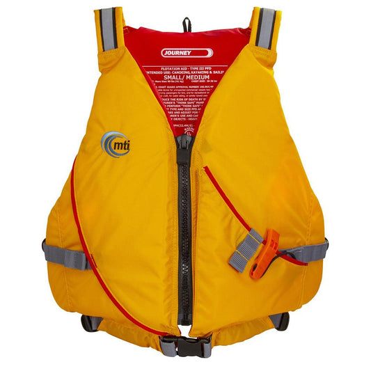 MTI Journey Life Jacket w/Pocket - Mango/Grey - X-Large/XX-Large - Boat Gear USA