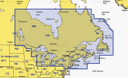 Navionics Platinum+ Npus012r Canada, East And Great Lakes Microsd - Boat Gear USA