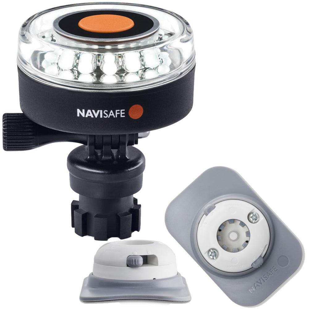 Navisafe Navilight 360° 2NM White w/Navimount Base & RIB Mount - White - Boat Gear USA