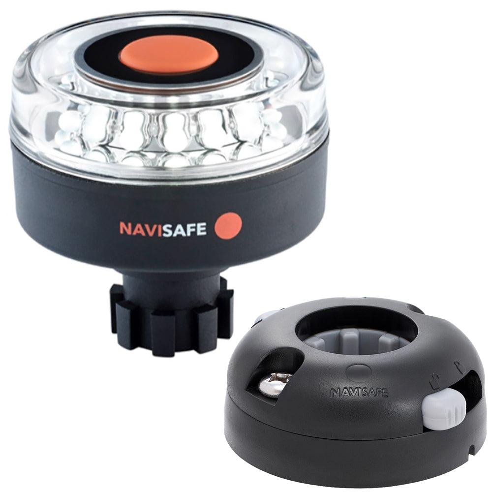 Navisafe Navilight 360° 2NM w/Navibolt Base & Horizontal Mount - Black - Boat Gear USA