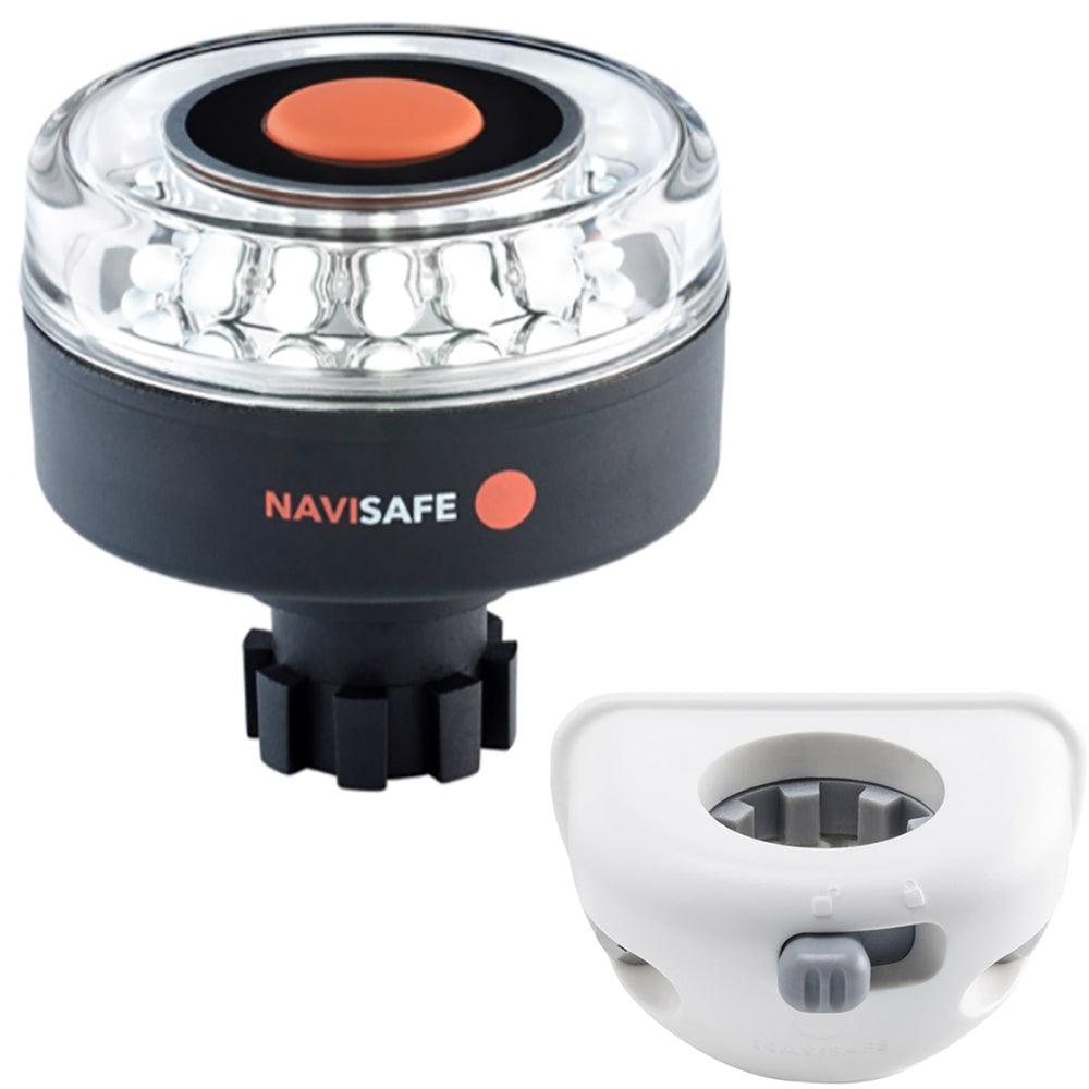 Navisafe Navilight 360° 2NM w/Navibolt Base & Vertical Mount - White - Boat Gear USA