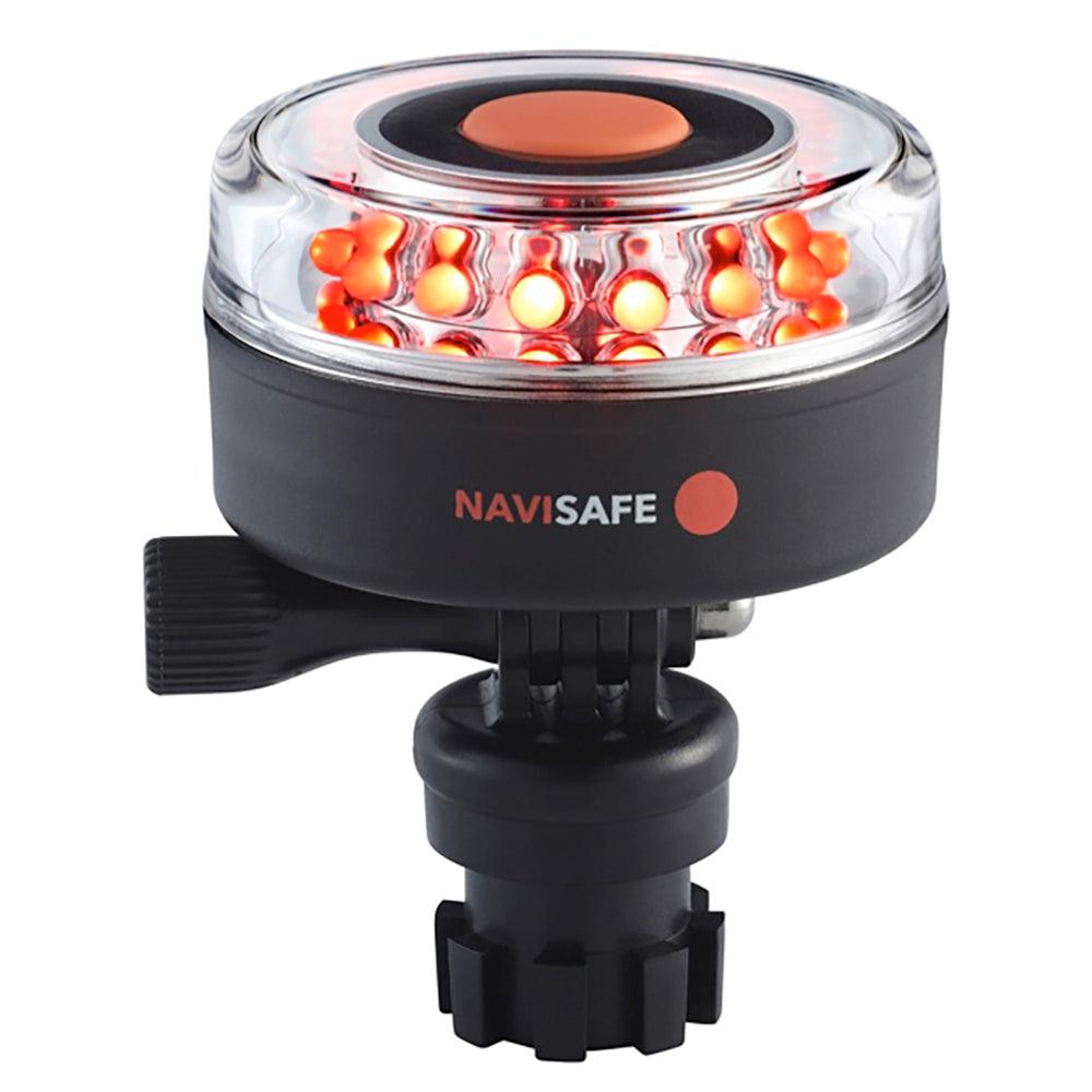 Navisafe Navilight All-Red 5 Mode 360° 2NM w/Navimount Base - Boat Gear USA