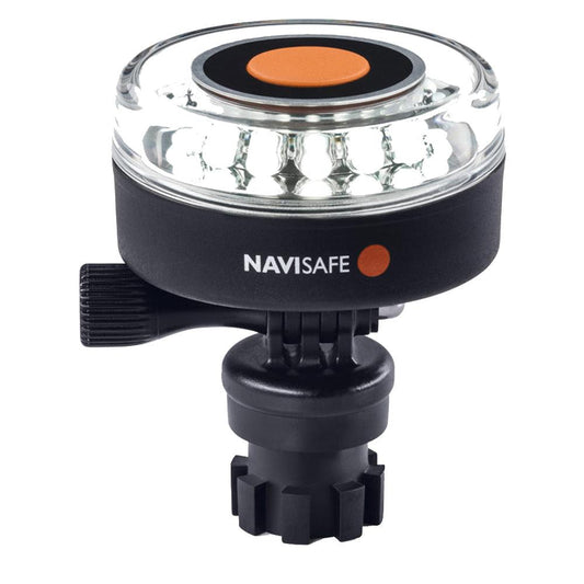 Navisafe Navilight All-White 5 Mode 360° 2NM w/Navimount Base - Boat Gear USA