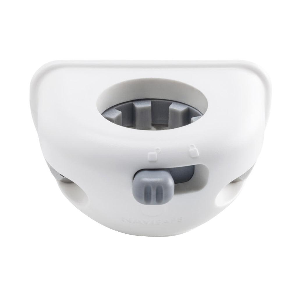 Navisafe Navimount Vertical White w/Screws - Boat Gear USA