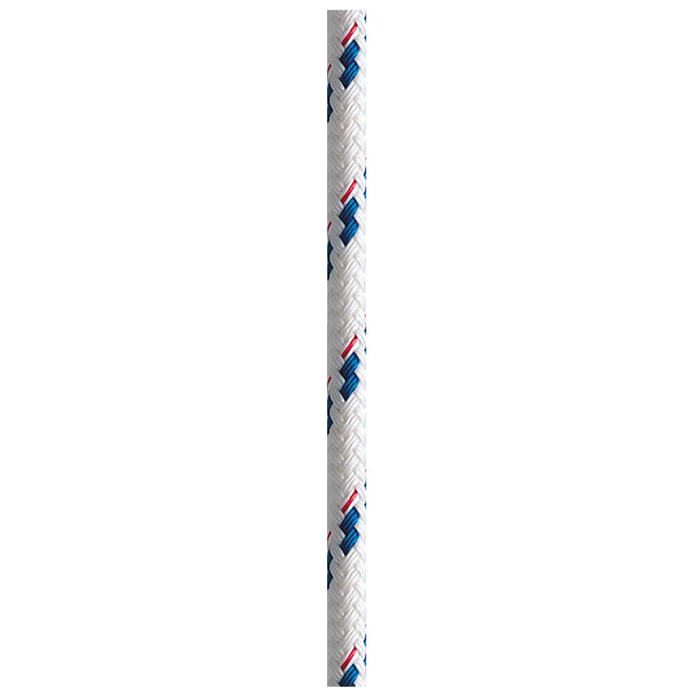New England Ropes 5/16" Sta-Set Performance Cruising Line - Blue Fleck - 600' - Boat Gear USA