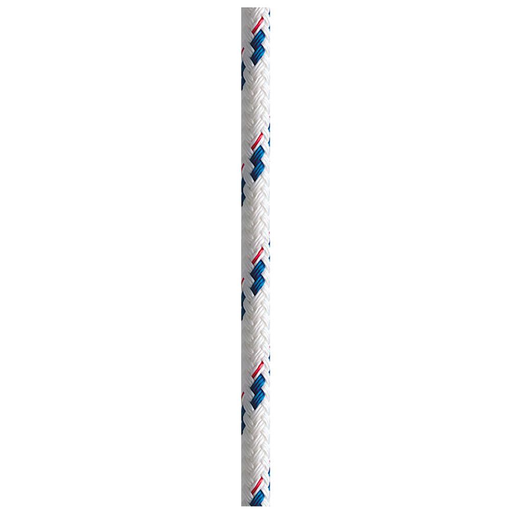 New England Ropes 7/16" Sta-Set Performance Cruising Line - Blue Fleck - 600' - Boat Gear USA