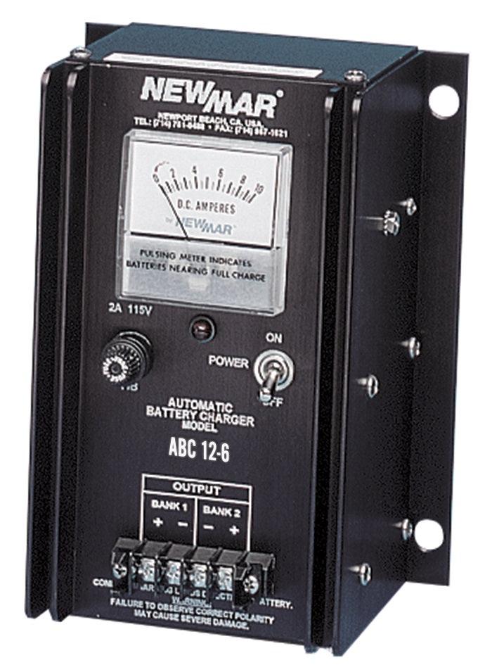 Newmar Abc-12-6 Battery Charge 2 Banks 12v 6 Amps 120/240vac Input - Boat Gear USA