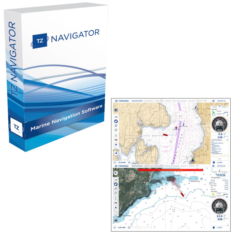 Nobeltec TZ Navigator Software - Digital Download - Boat Gear USA