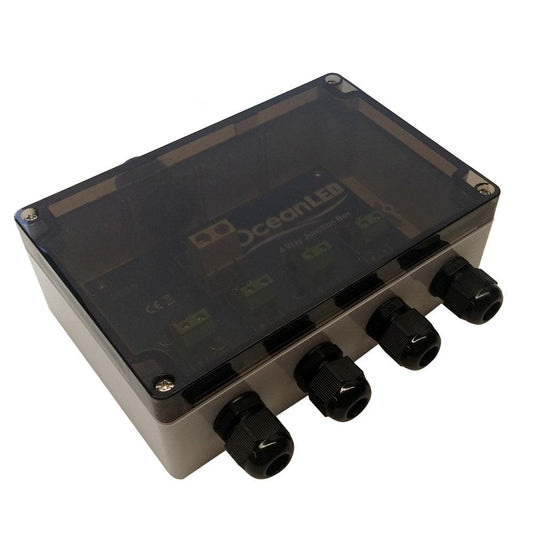 OceanLED Standard 4-Way Junction Box - Boat Gear USA