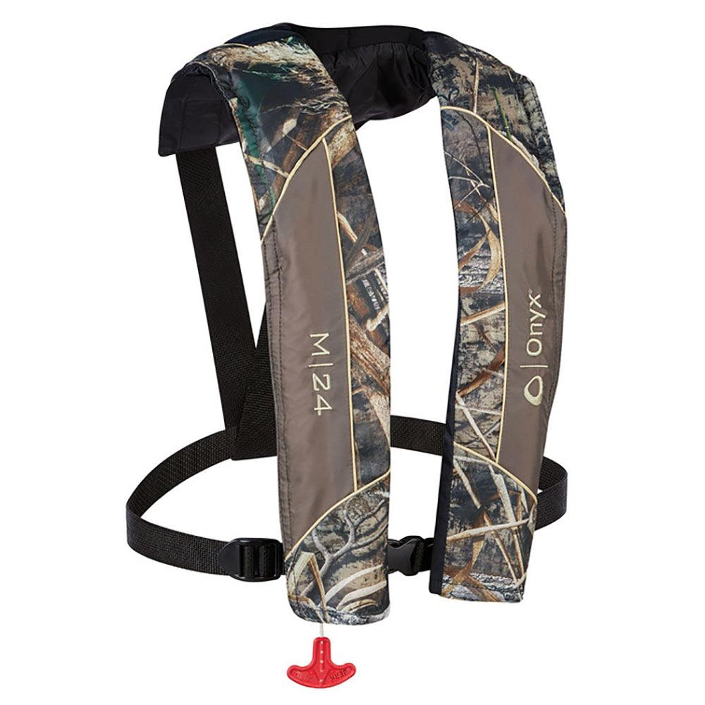 Onyx M-24 Manual Inflatable Life Jacket - Realtree Max-5® Camo - Boat Gear USA