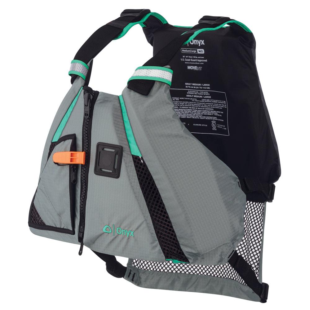 Onyx MoveVent Dynamic Paddle Sports Life Vest - XL/2XL - Aqua - Boat Gear USA
