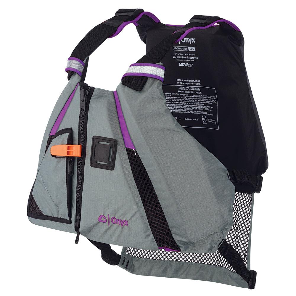 Onyx MoveVent Dynamic Paddle Sports Vest - Purple/Grey - XL/2XL - Boat Gear USA