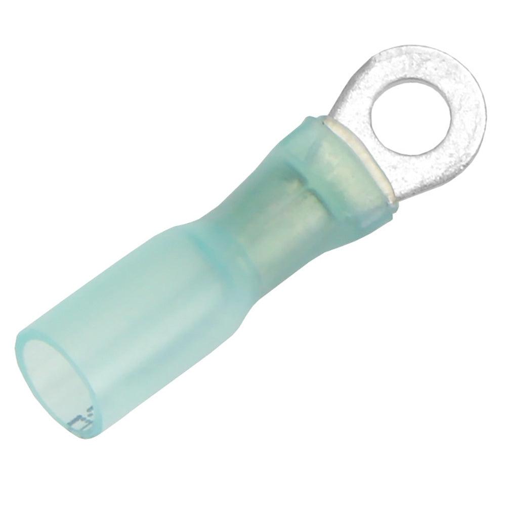 Pacer 16-14 AWG Heat Shrink Ring Terminal - #8 Stud Size - 3 Pack - Boat Gear USA