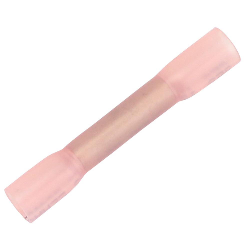 Pacer 22-18 AWG Heat Shrink Butt Connector - 3 Pack - Boat Gear USA