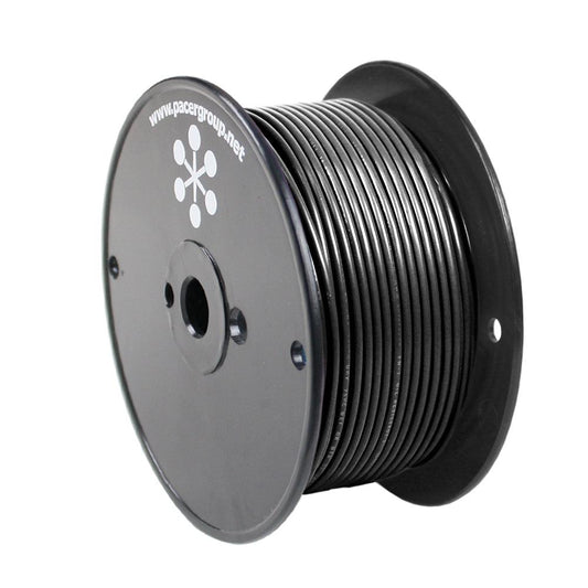 Pacer Black 12 AWG Primary Wire - 250' - Boat Gear USA