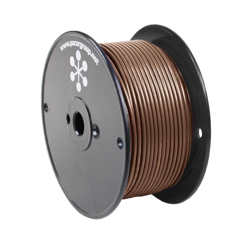 Pacer Brown 10 AWG Primary Wire - 250' - Boat Gear USA