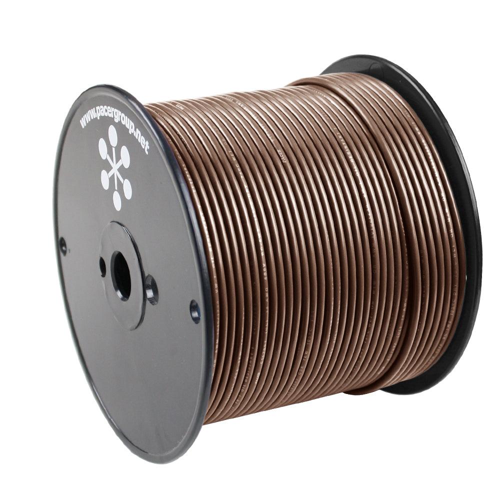 Pacer Brown 10 AWG Primary Wire - 500' - Boat Gear USA