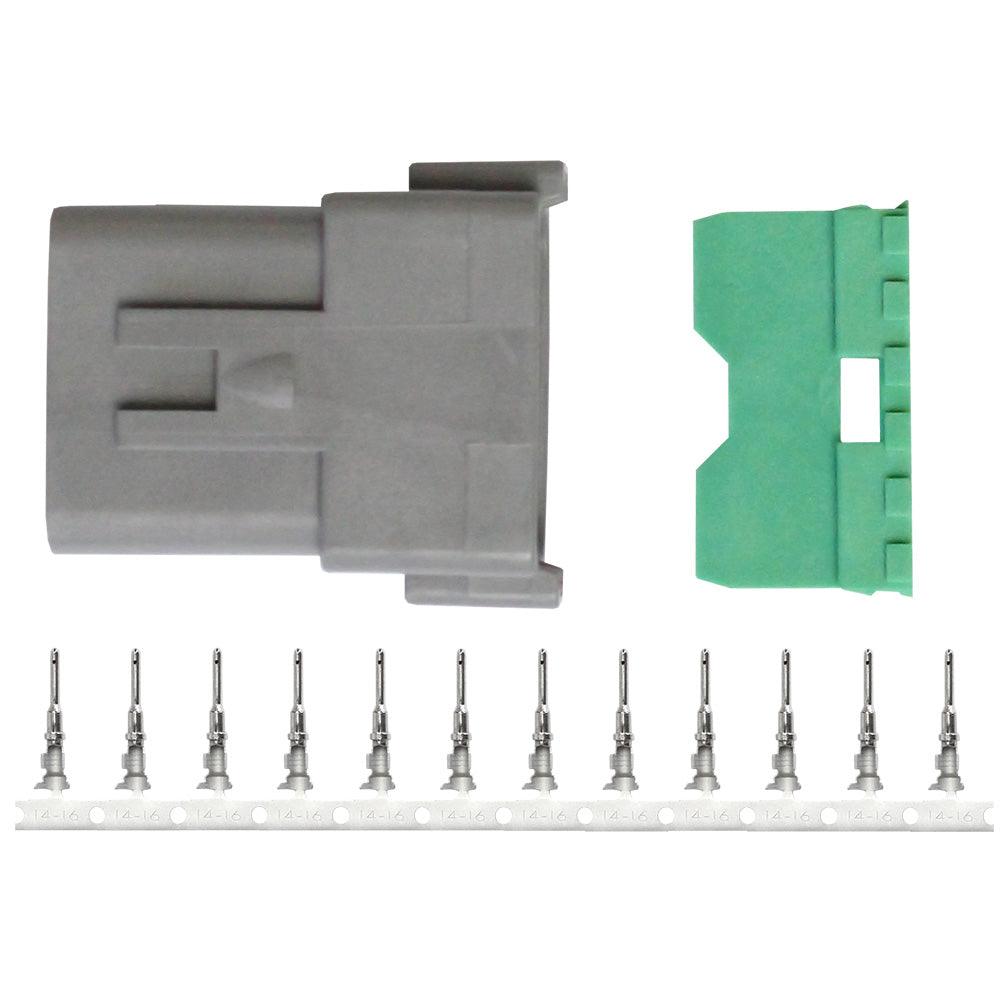 Pacer DT Deutsch Receptacle Repair Kit - 14-18 AWG (12 Position) - Boat Gear USA