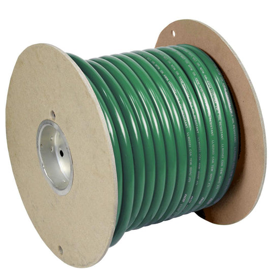 Pacer Green 4 AWG Battery Cable - 100' - Boat Gear USA