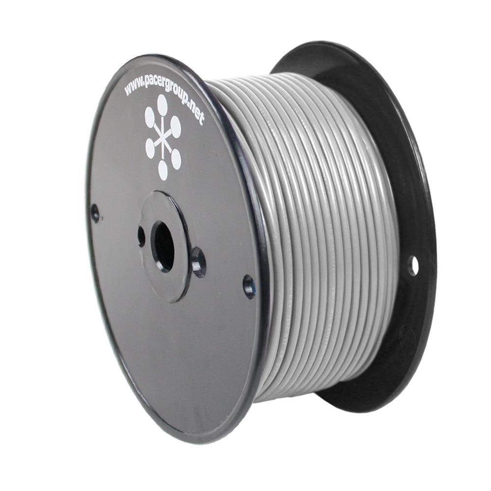 Pacer Grey 10 AWG Primary Wire - 250' - Boat Gear USA