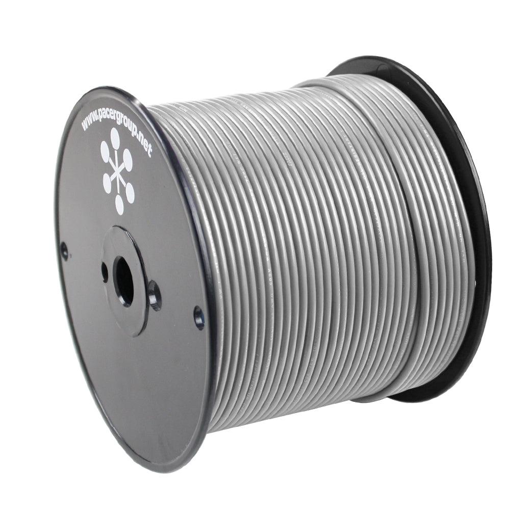 Pacer Grey 10 AWG Primary Wire - 500' - Boat Gear USA