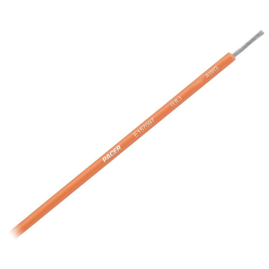 Pacer Orange 12 AWG Primary Wire - 12' - Boat Gear USA