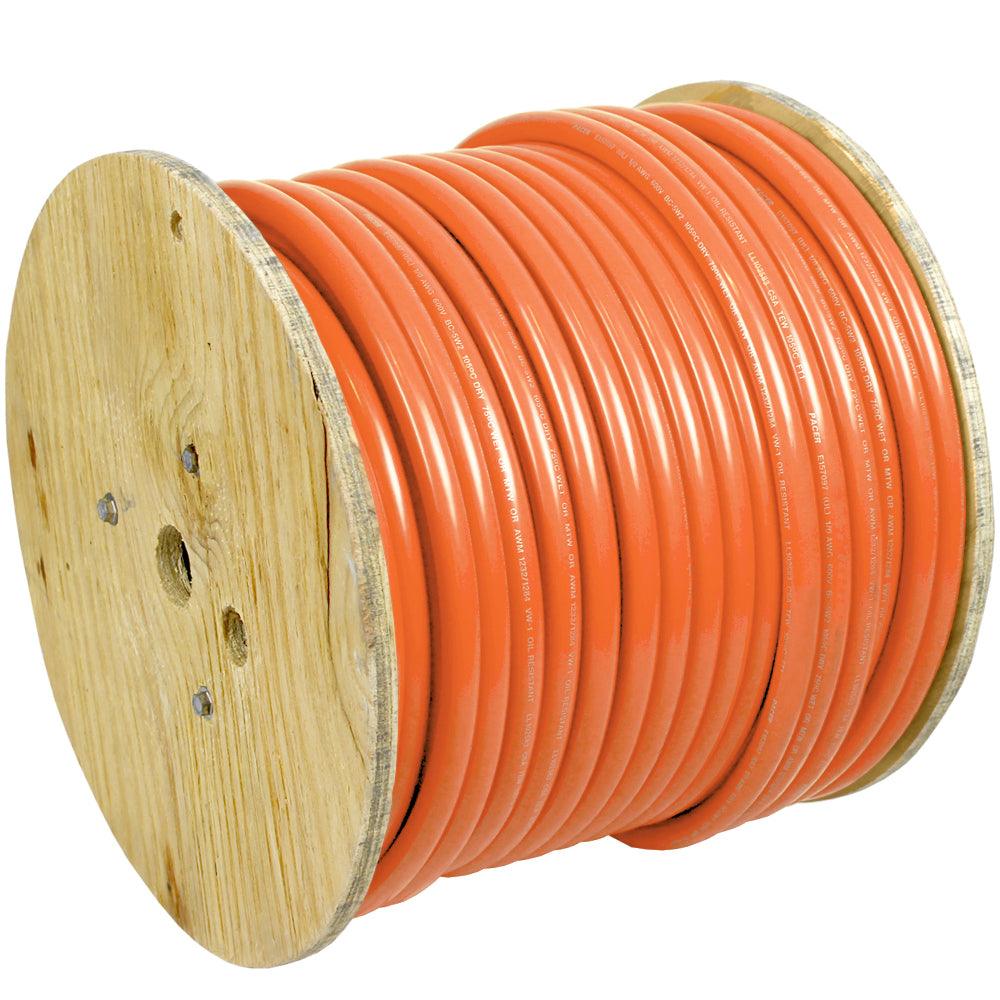 Pacer Orange 6 AWG Battery Cable - 250' - Boat Gear USA