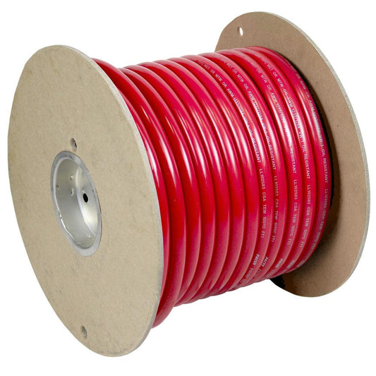 Pacer Red 1 AWG Battery Cable - 100' - Boat Gear USA